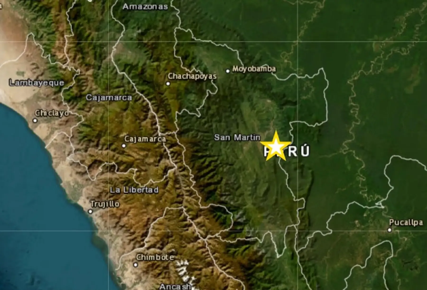 Temblor hoy peru fuerte sismo magnitud 59 se registra la region san martin 1069326