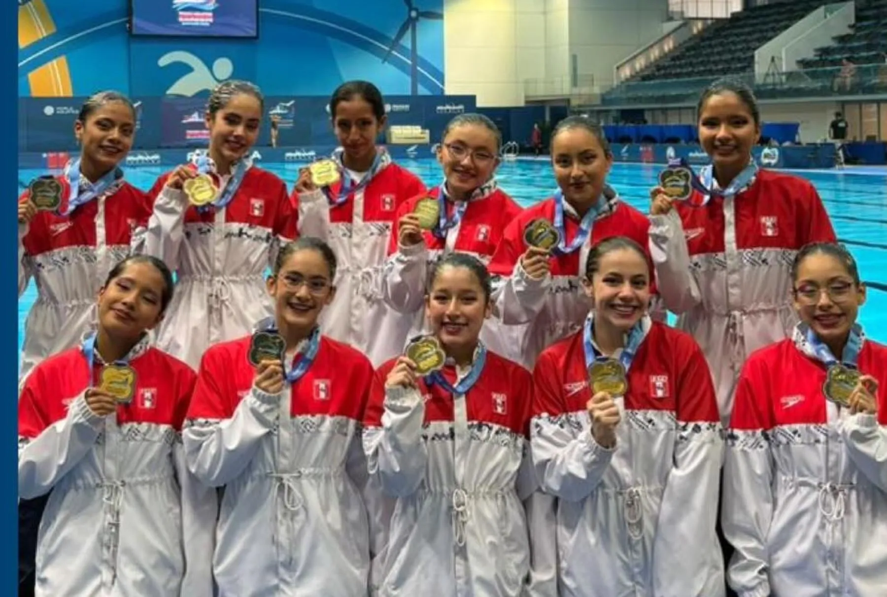 El Perú brilló en el Panamericano de Natación Artística Santiago 2026