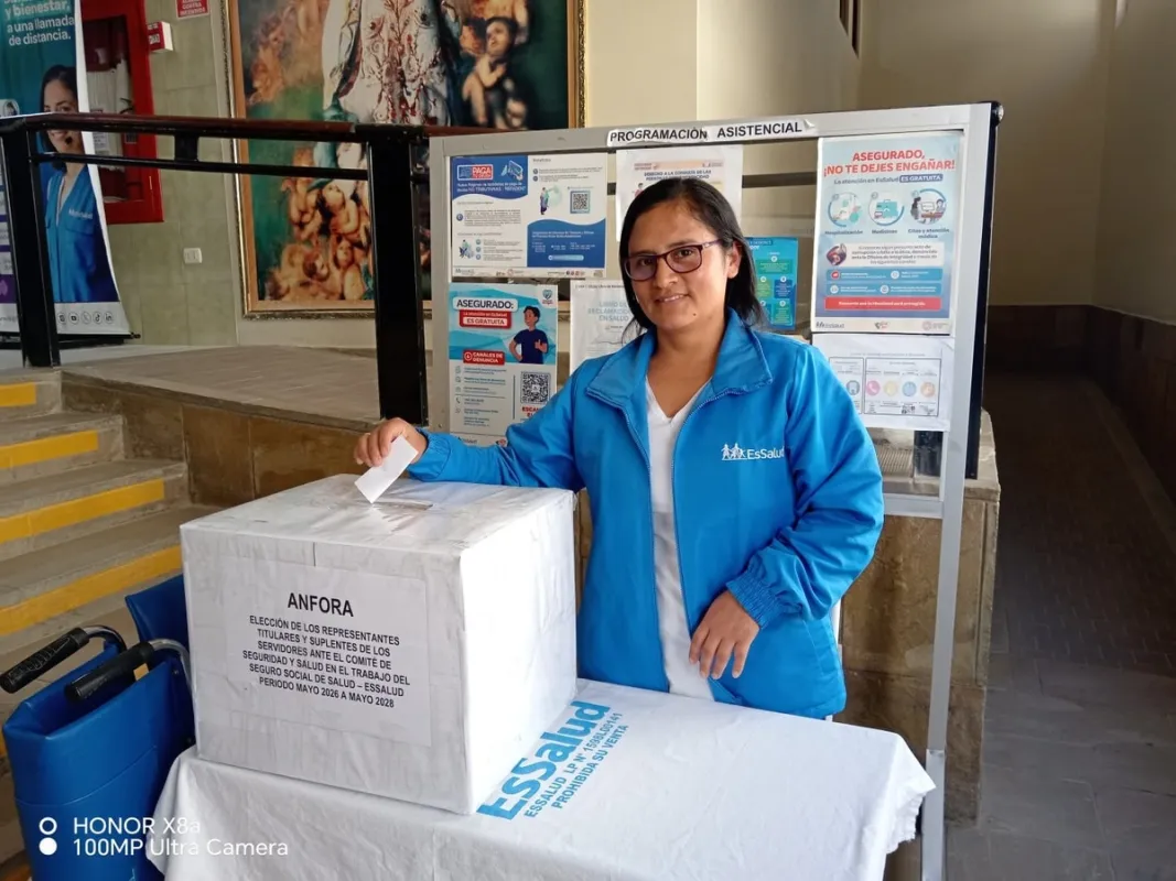 EsSalud Amazonas elige a sus representantes del Comité de Seguridad y Salud en el Trabajo para el periodo 2026–2028