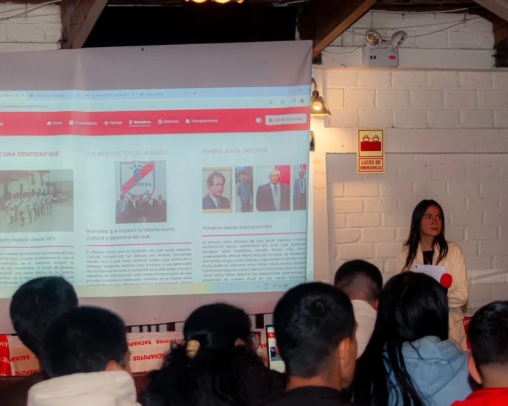 Club Sachapuyos presentó su página web oficial para acercarse más a su hinchada y socios