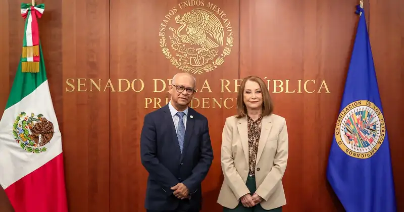 Senado recibe al secretario general de la OEA y refuerza agenda internacional de México