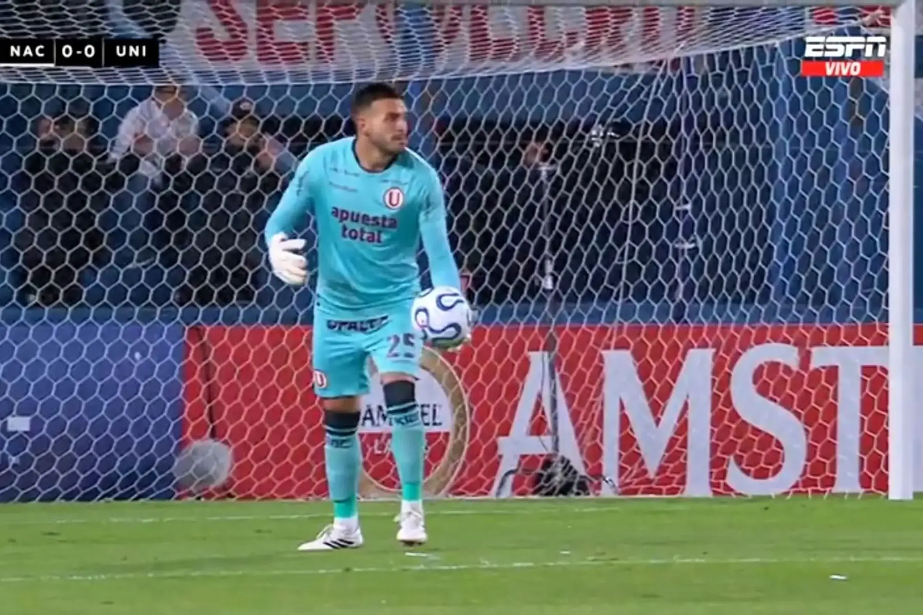 Copa Libertadores: la “U” empata sin goles con Nacional de Uruguay en el segundo tiempo