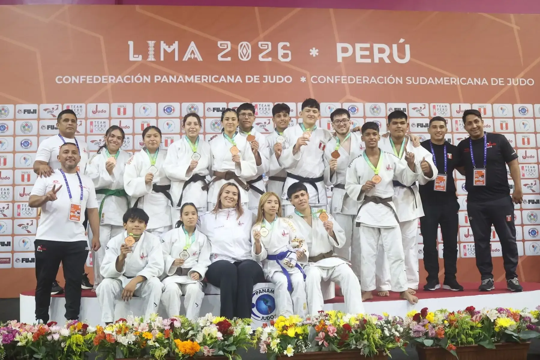 Judo peruano gana 14 medallas en la Copa Panamericana de Cadetes disputado en Videna