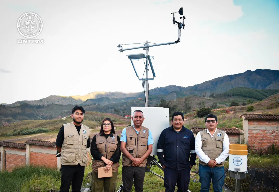 UNTRM instala moderna estación meteorológica para enfrentar el cambio climático