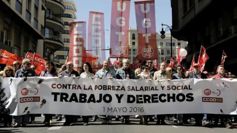 Un centenar de manifestaciones por el Día Internacional del Trabajo para clamar por la vivienda y los salarios