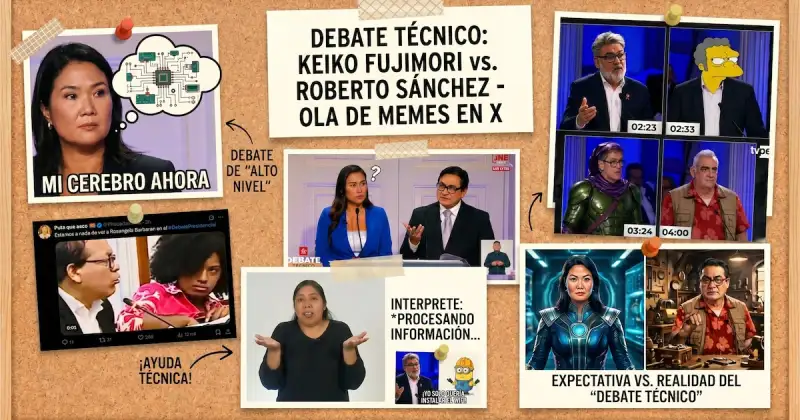 Elecciones 2026: Intensos cruces entre equipos de Keiko y Roberto Sánchez desataron divertidos memes virales