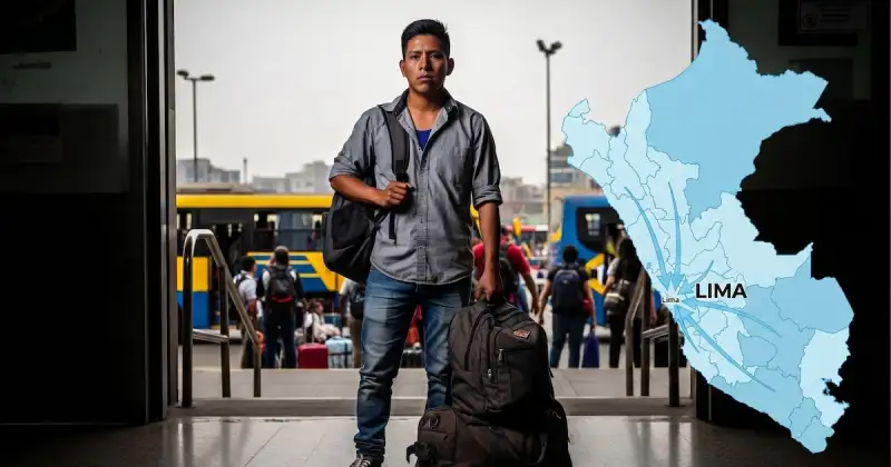 Lima es el principal destrino migratorio: más de 3 millones de peruanos llegaron desde otras regiones, según Censo 2025