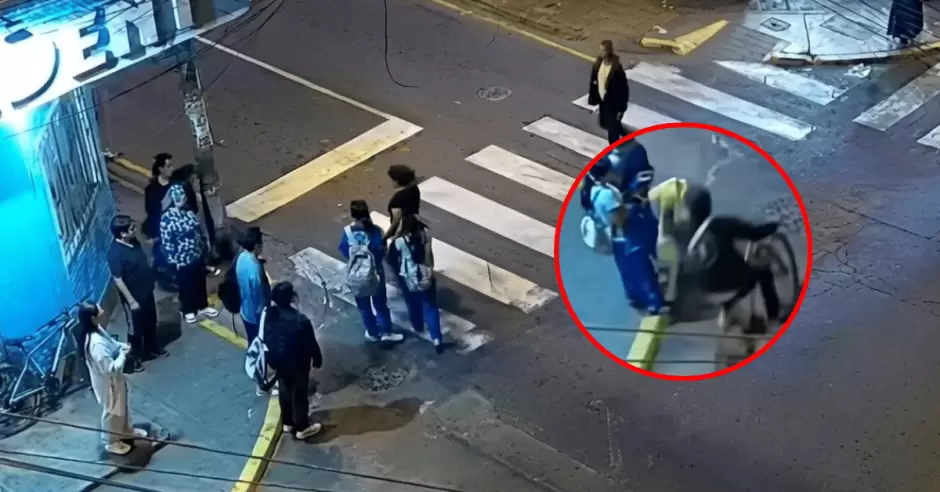 Ate: Capturan a ladrón que robó celular a menores edad tras salir de su institución educativa