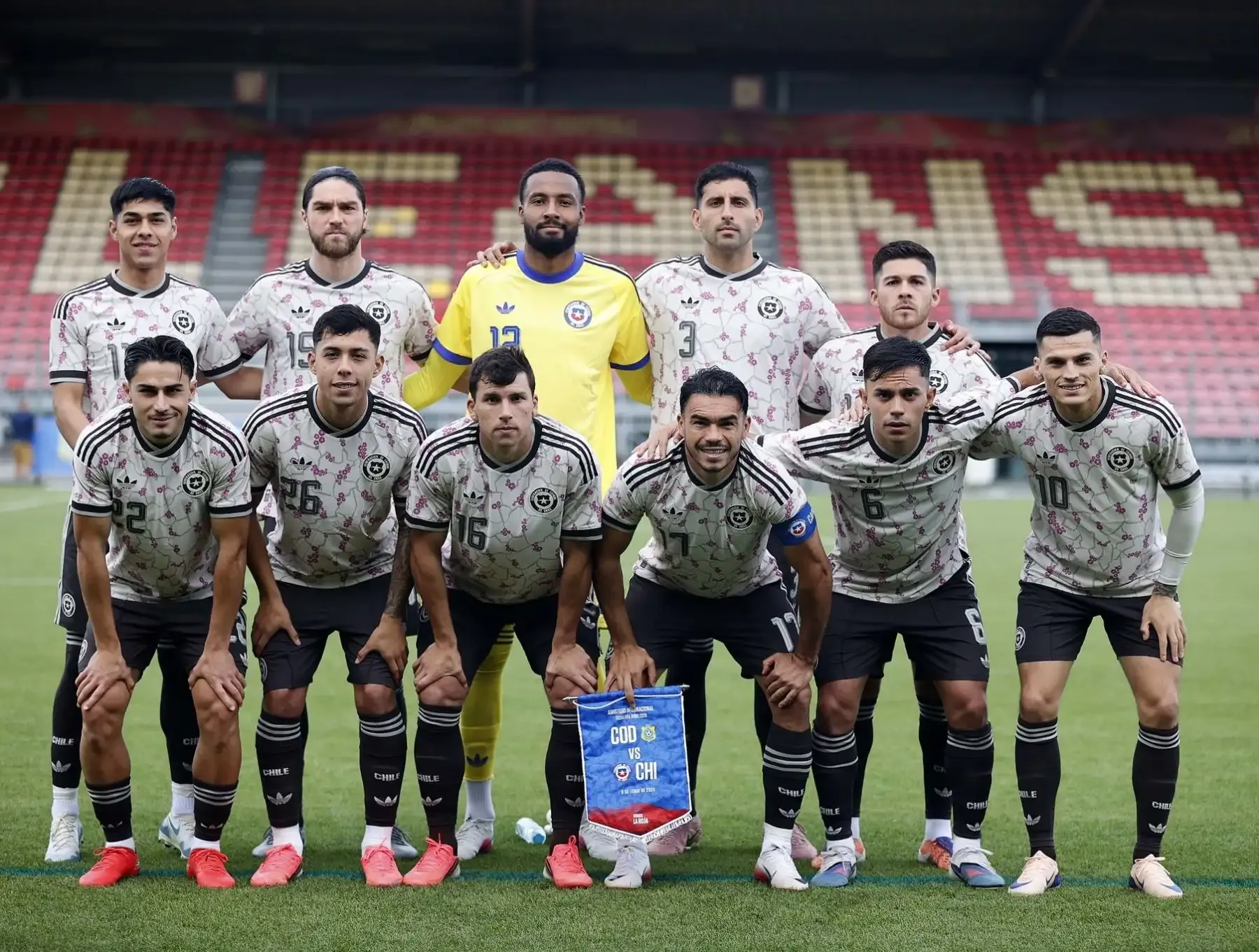 Selección de Chile gana 2-1 a RD Congo en amistoso sin público en Francia