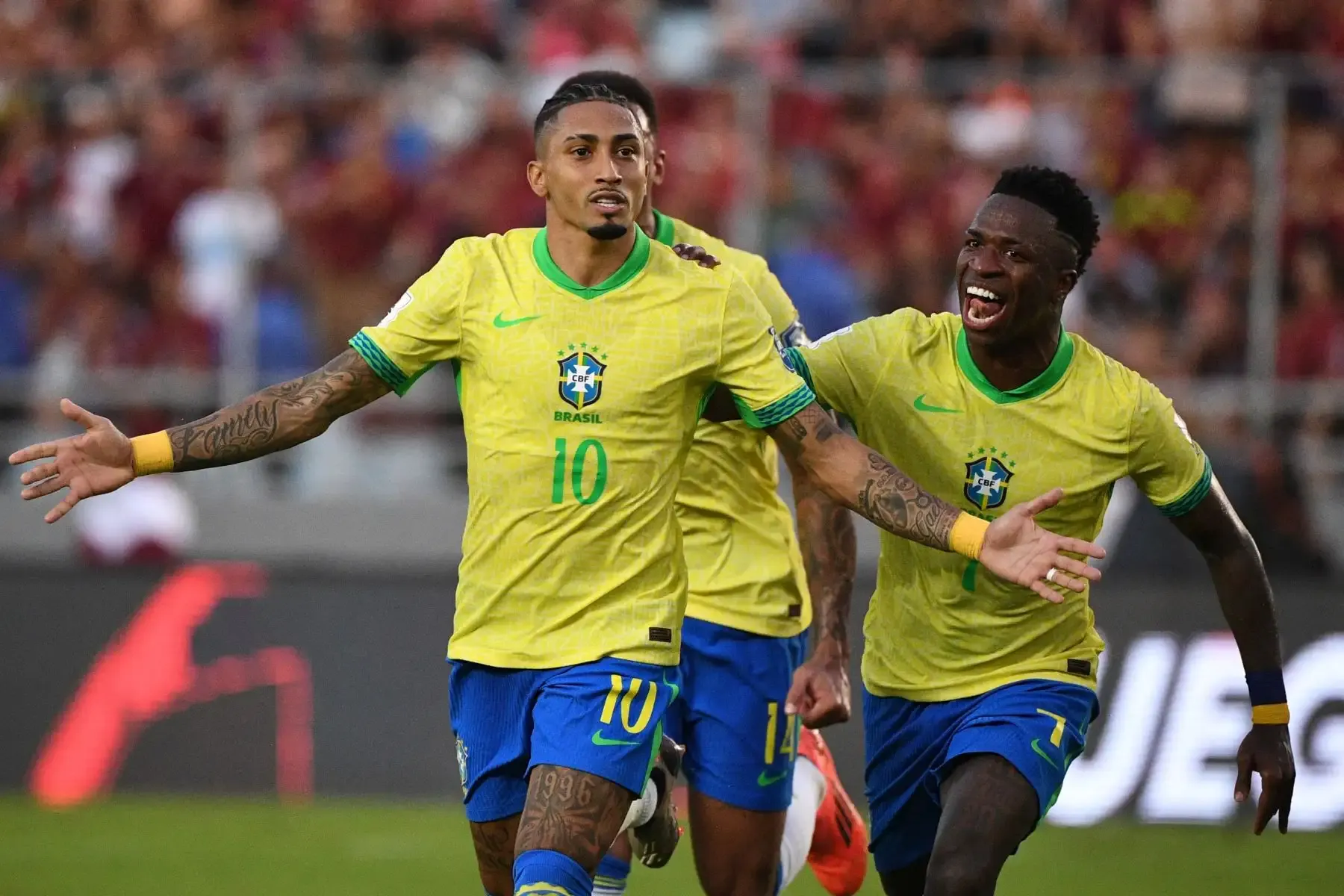 Raphinha alaba a Vinícius y asegura que puede llevar a Brasil a su sexto mundial