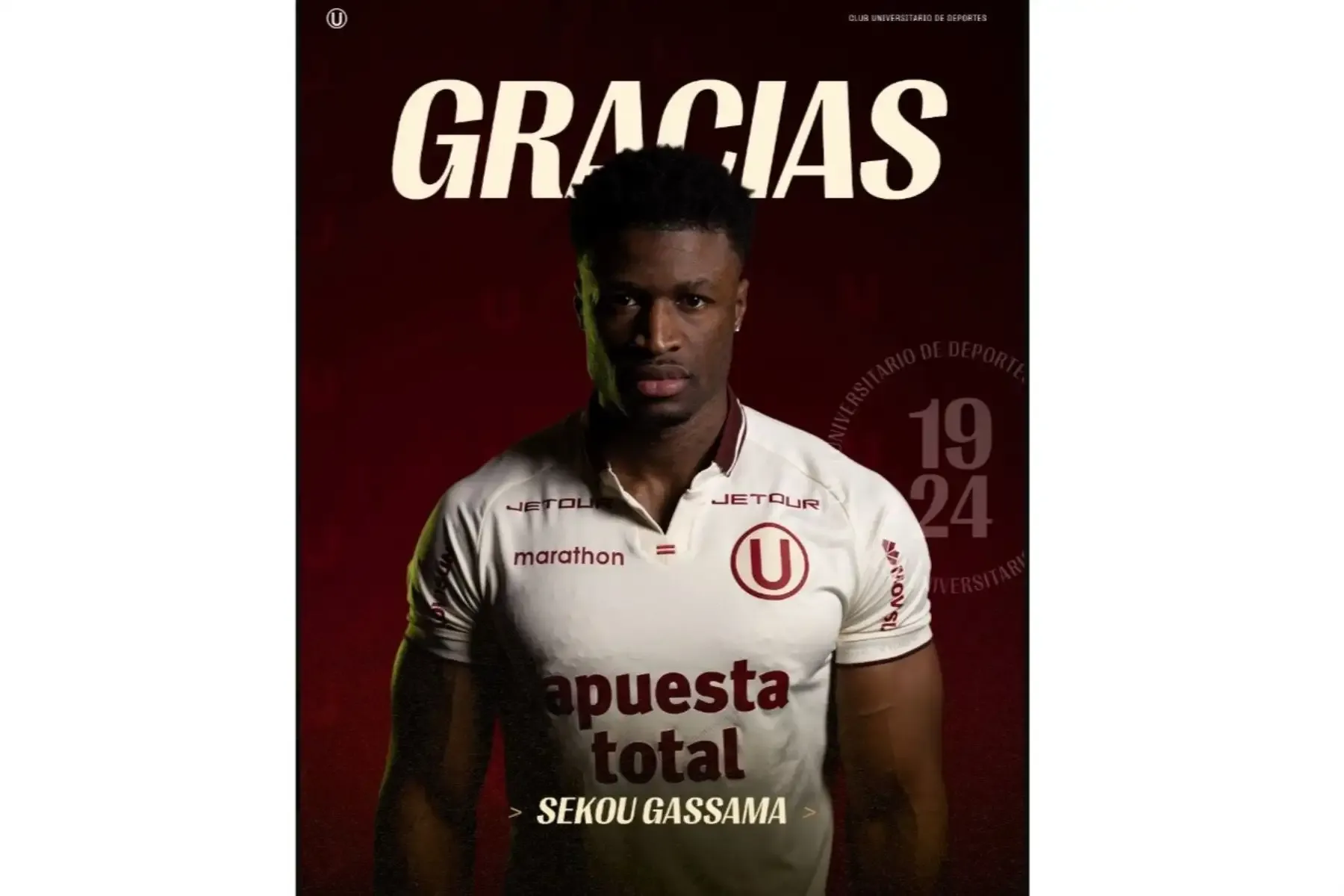 No va más: delantero Sekou Gassama deja la “U” sin marcar gol alguno en cinco meses