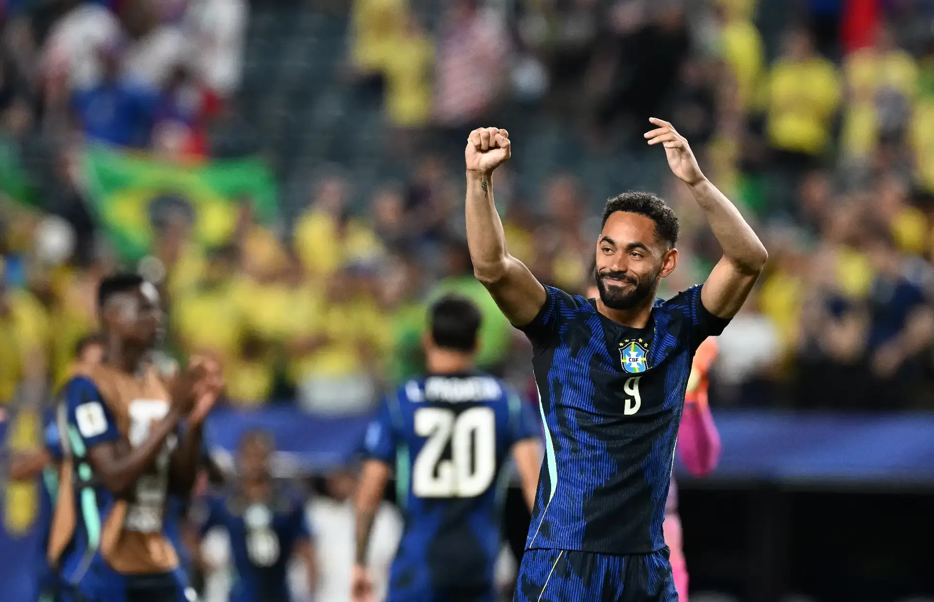 Matheus Cunha dice que no se siente delantero tras portar la '9' de Ronaldo Nazario