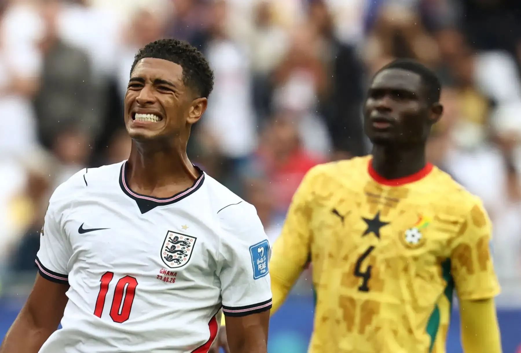 Inglaterra y Ghana empatan 0-0 pero quedan cerca de los 16vos del Mundial