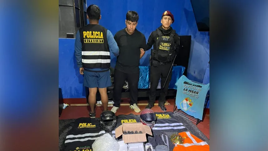 PNP captura a presunto extorsionador de colectiveros y transportistas de Huaycán