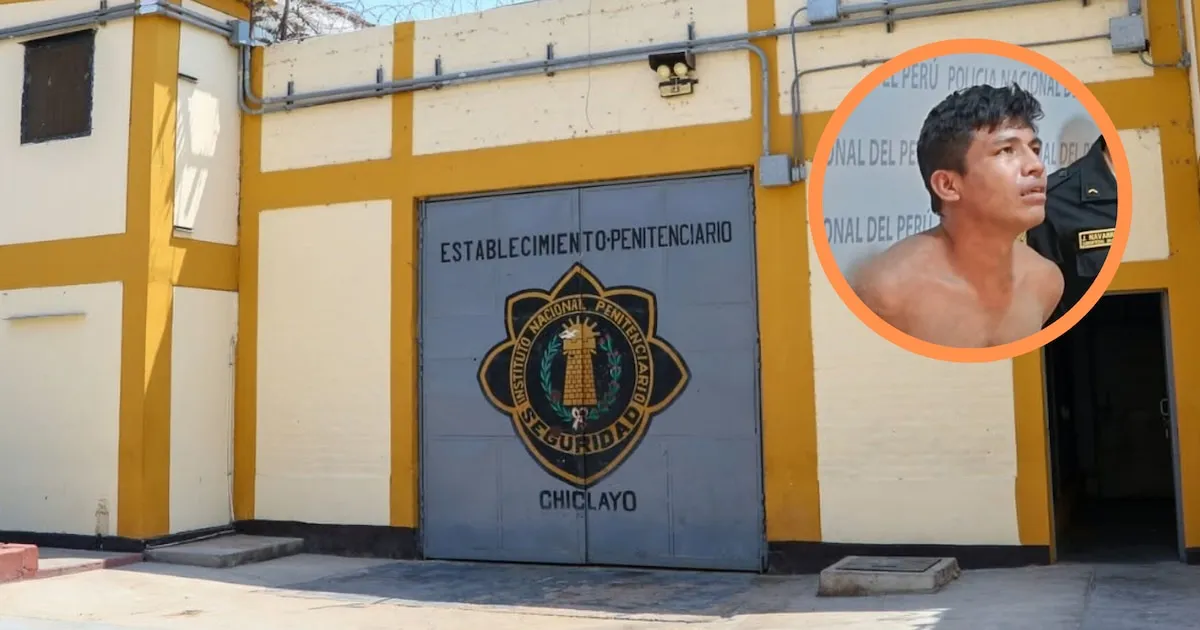 Intento de fuga en penal de Chiclayo: interno aprovechó el conteo, escaló estructuras y llegó hasta el muro exterior