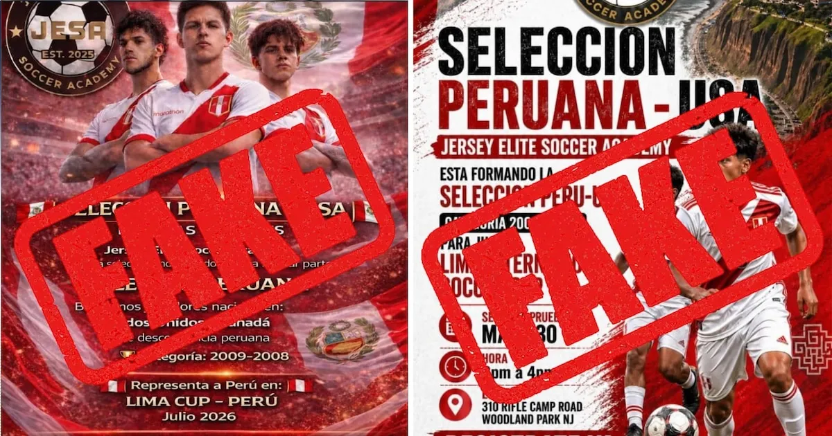 FPF denuncia falsas convocatorias de futbolistas para integrar la selección peruana en Estados Unidos