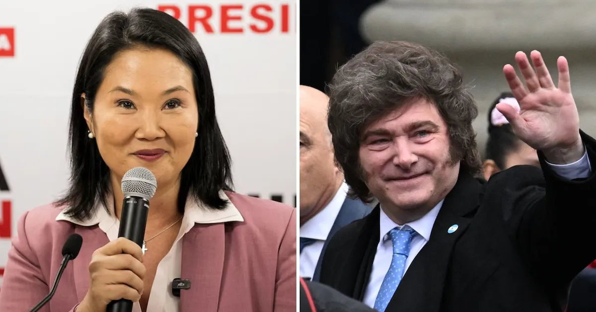 Milei felicitó a Keiko Fujimori por su triunfo electoral: “La región quiere volver al camino de la libertad”