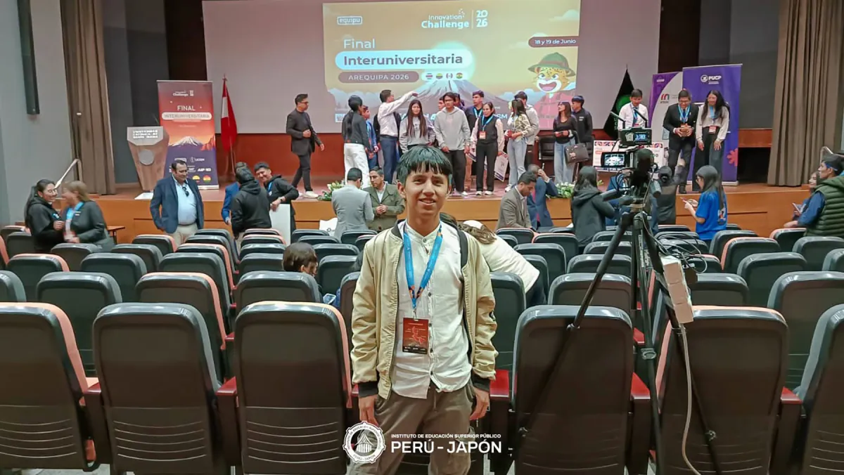 Proyecto CHASQ del IDEX Perú Japón destacó en la final nacional del Innovation Challenge 2026 en Arequipa