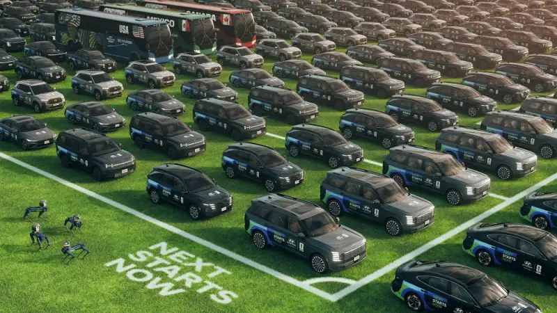 Hyundai Motor anuncia su mayor despliegue de movilidad y robótica para el Mundial 2026