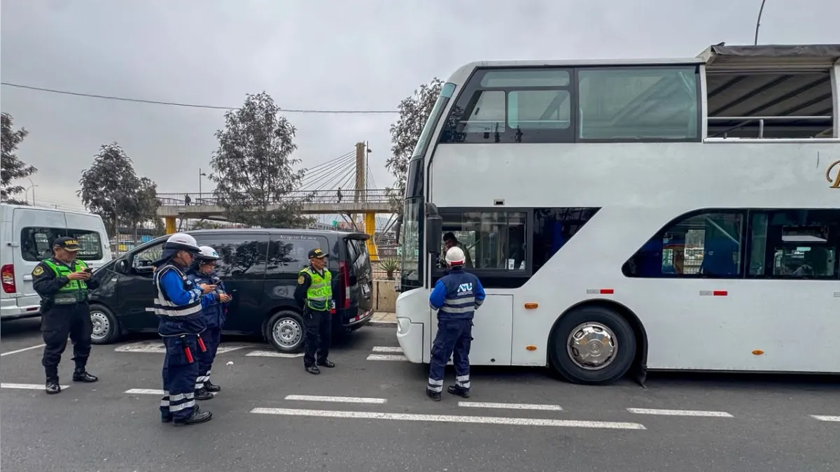 ATU refuerza el control al transporte turístico con intervenciones durante los feriados por Fiestas Patrias