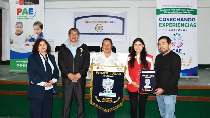 Programa de alimentación Escolar premia a Institución Educativa N° 201 de Lámud por innovación en la gestión alimentaria