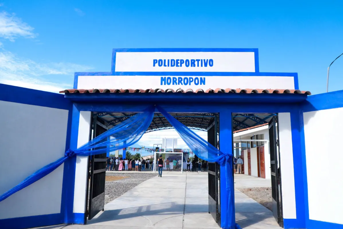 Moderno complejo deportivo por más de 1.2 millones de soles fortalece la recreación en Morropón
