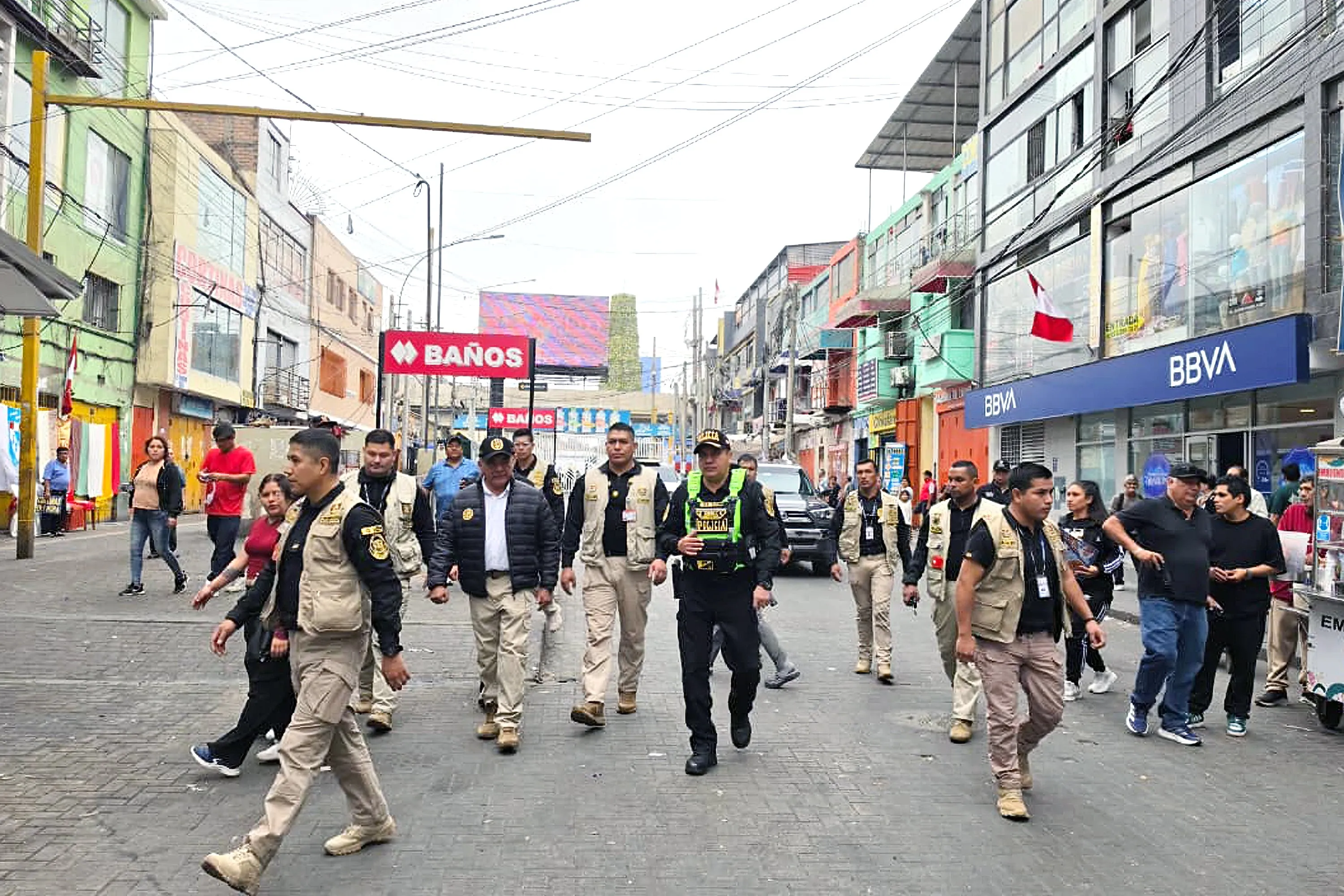 Mininter anuncia patrullaje permanente en Gamarra para combatir extorsión y sicariato