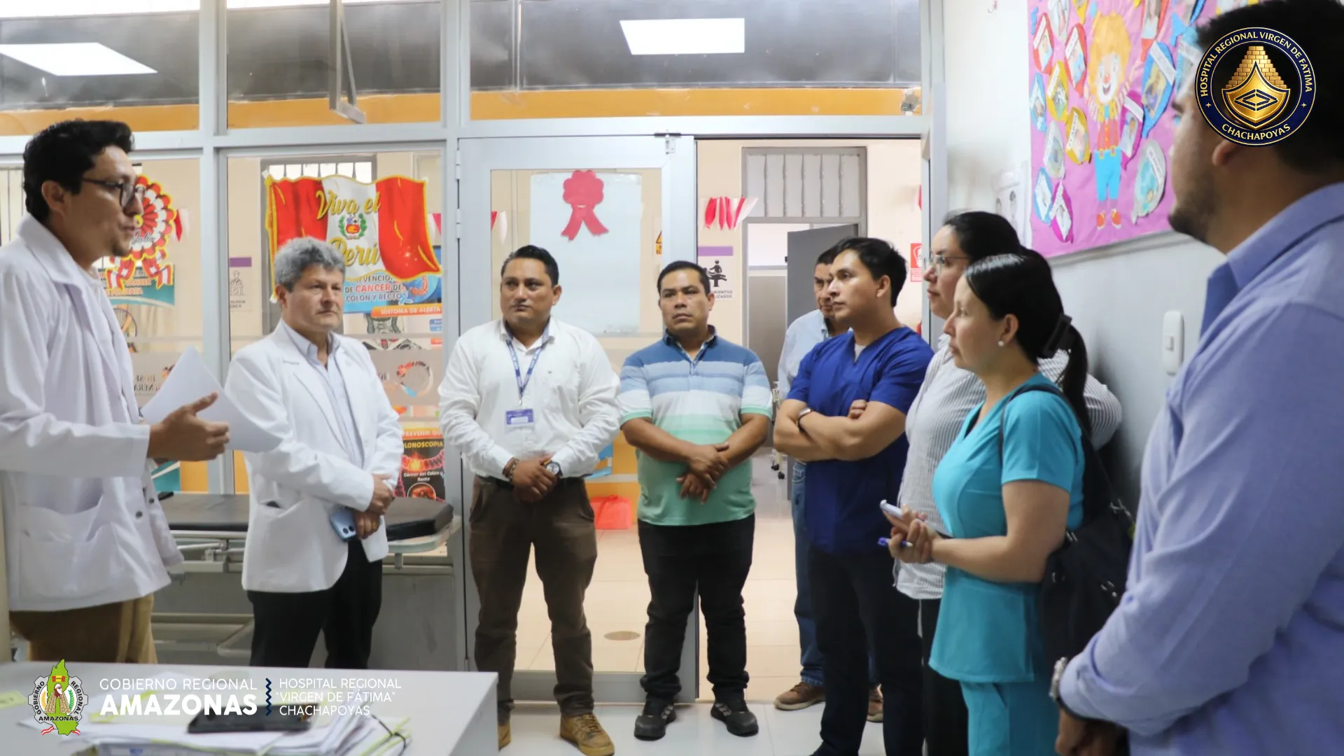 Director Ejecutivo Del Hospital Regional Virgen De Fátima Realizó Visita Técnica Al Servicio De Oncología Del Hospital General De Jaén