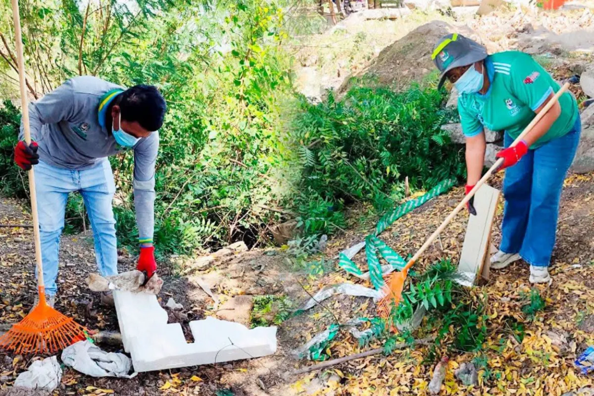 Municipalidad de Bagua realizó jornada de limpieza y mantenimiento en el Malecón