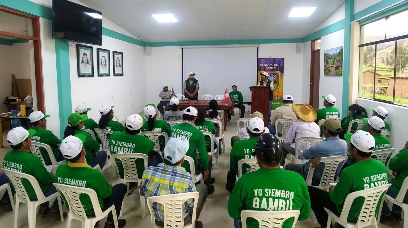 Serfor presenta guías técnicas para impulsar la cadena productiva del bambú en el corredor nororiente del Perú