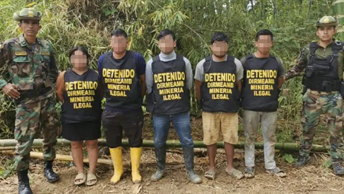 FEMA consigue prisión preventiva contra tres investigados por presunta minería ilegal en Condorcanqui