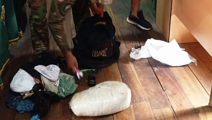 FETID de Amazonas incauta más de 7 kilogramos de cocaína en bus interprovincial durante interdicción terrestre en Utcubamba