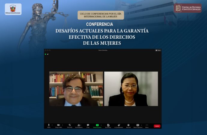 Jueza Suprema Elvira Álvarez clausura ciclo del CEC por el Día de la Mujer con llamado urgente a fortalecer justicia de género