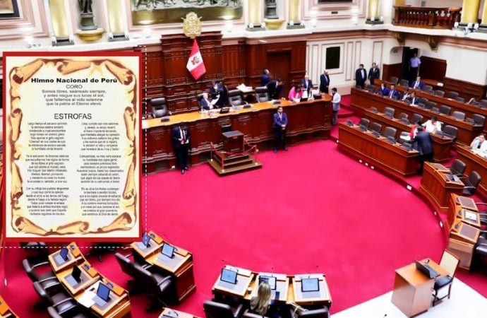 Congreso establece el 28 de septiembre como Día del Himno Nacional del Perú