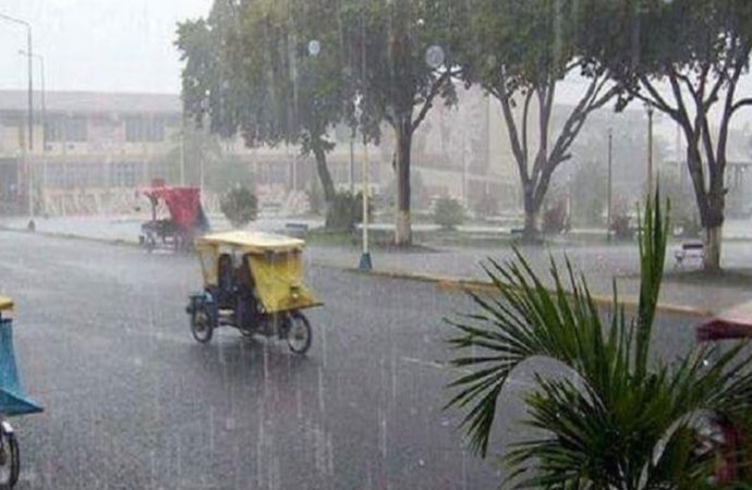 Lluvias de moderada intensidad en la selva: Los departamentos afectados